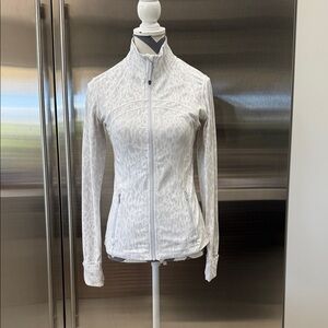Lululemon Athletica White Patterned Jacket